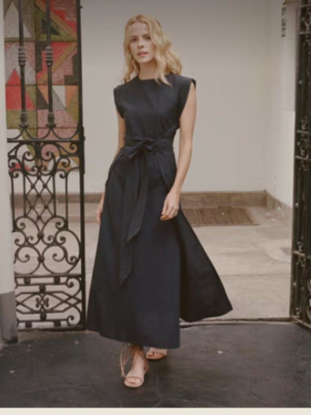 DOEN Ash Dress- Deep Ink - Picture 1 of 4
